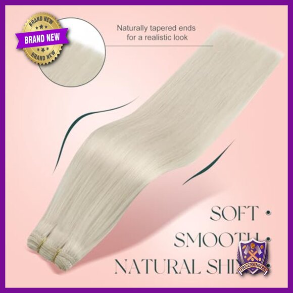 12 Inch Human Hair Weft Extensions 70g Straight Remy Hair Sew In